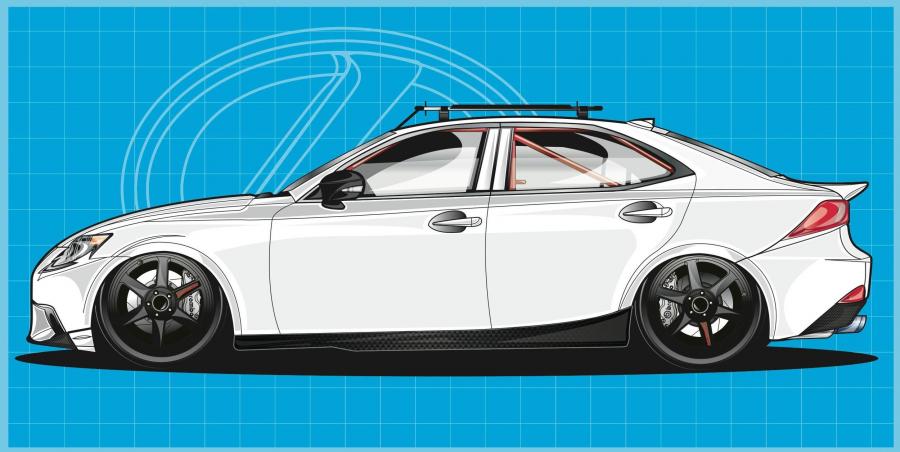  Lexus IS AWD Gordon Ting SEMA Edition 2014 года  (фото 7 из 7)